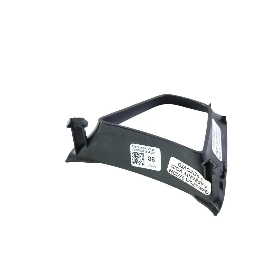 Seat Leon 5F Steering Wheel Trim Cover Panel Black - SKU 5F0419685A-1 - Part number 5F0419685A