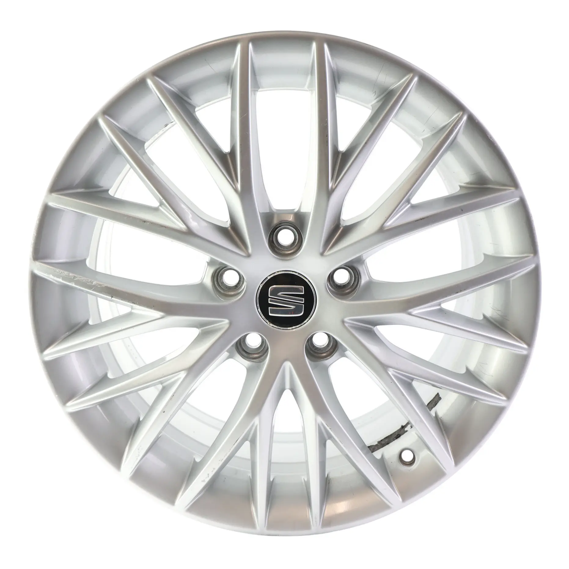 Seat Leon MK3 5F Alu Felge Silber 17" 7J ET:49 Stern Speiche 5F0601025H