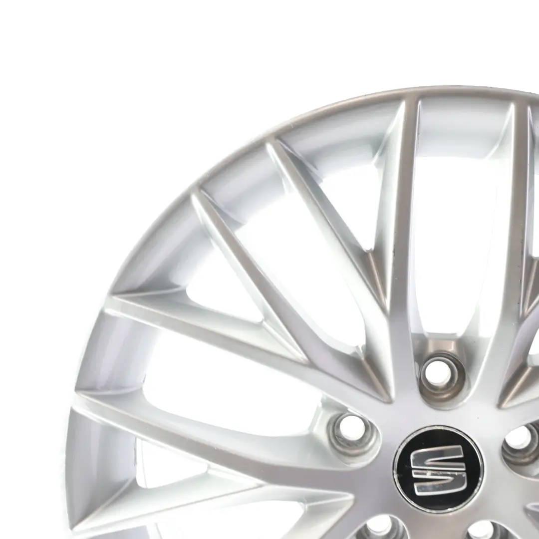 Seat Leon MK3 5F Cerchio Lega Nero 17" 7J ET:49 Raggi Stella - SKU 5F0601025H-2 - Numero di parte 5F0601025H