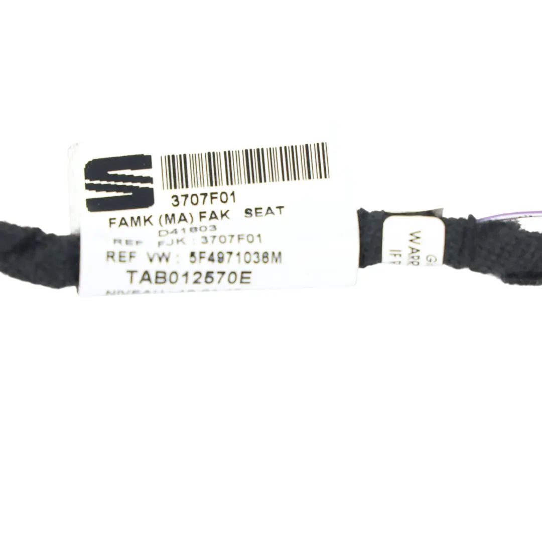 Seat Leon MK3 5F Türkabelbaum Vorne Beifahrerseite - SKU 5F4971036M - Teilenummer 5F4971036M