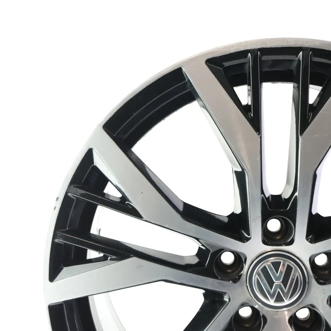 Felga Aluminiowa Czarna 19" 7,5J ET:51 do Volkswagen Golf Mk7 o numerze 5G0601025AN Volkswagen Golf Mk7 Felga Aluminiowa Czarna 19" 7,5J ET:51 - SKU 5G0601025AN-2 - Numer Części 5G0601025AN