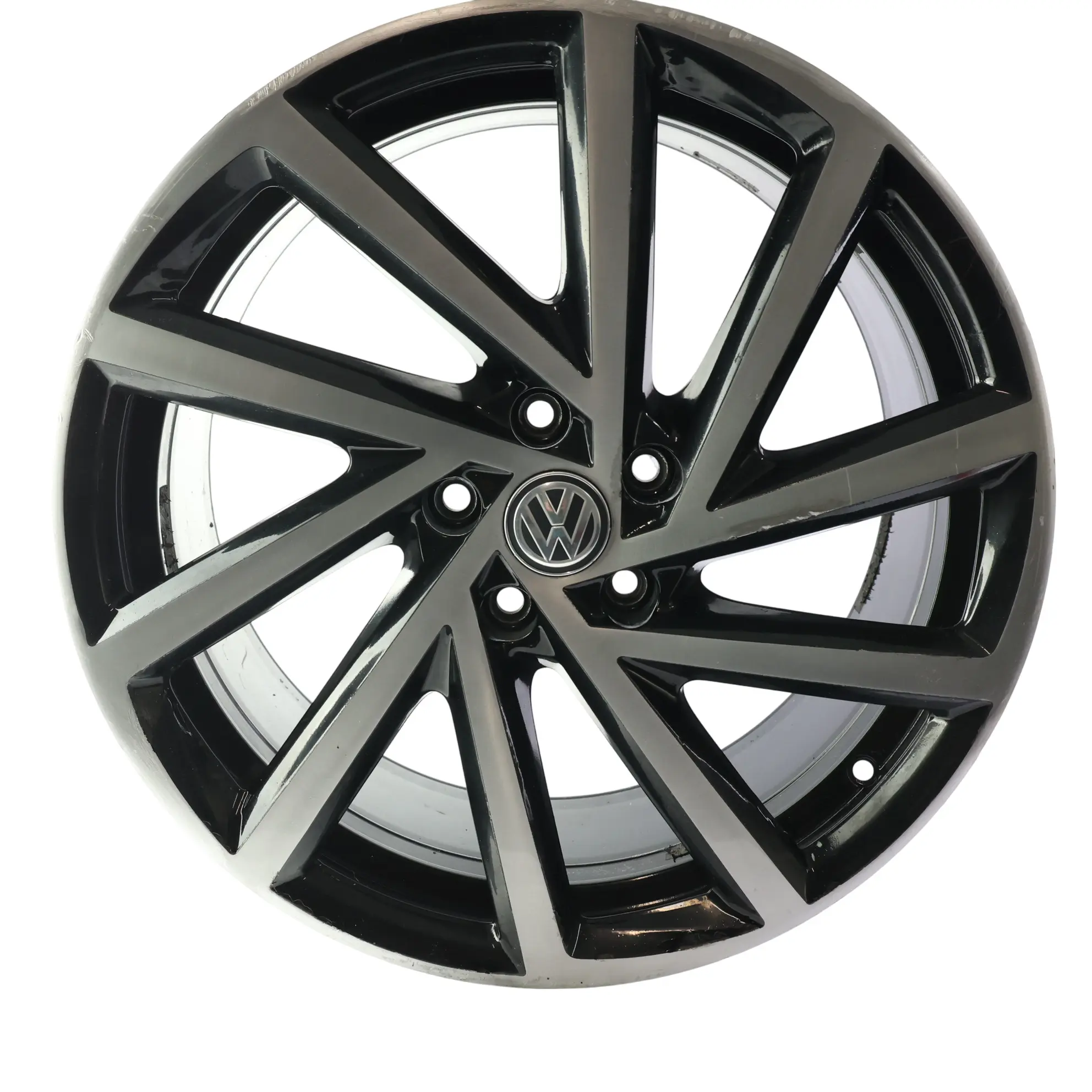 Volkswagen Golf R Mk7 Llanta Aleación Negro 19" 8J ET:50 Spielberg 5G0601025DB