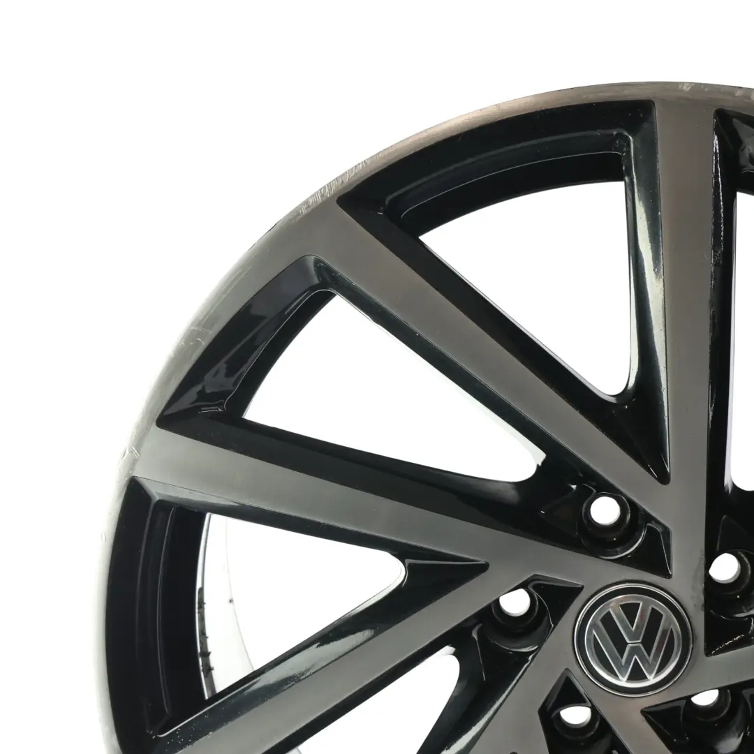Volkswagen Golf R Mk7 Jante Alliage Noir 19" 8J ET:50 Spielberg - SKU 5G0601025DB-1 - Numéro de pièce 5G0601025DB