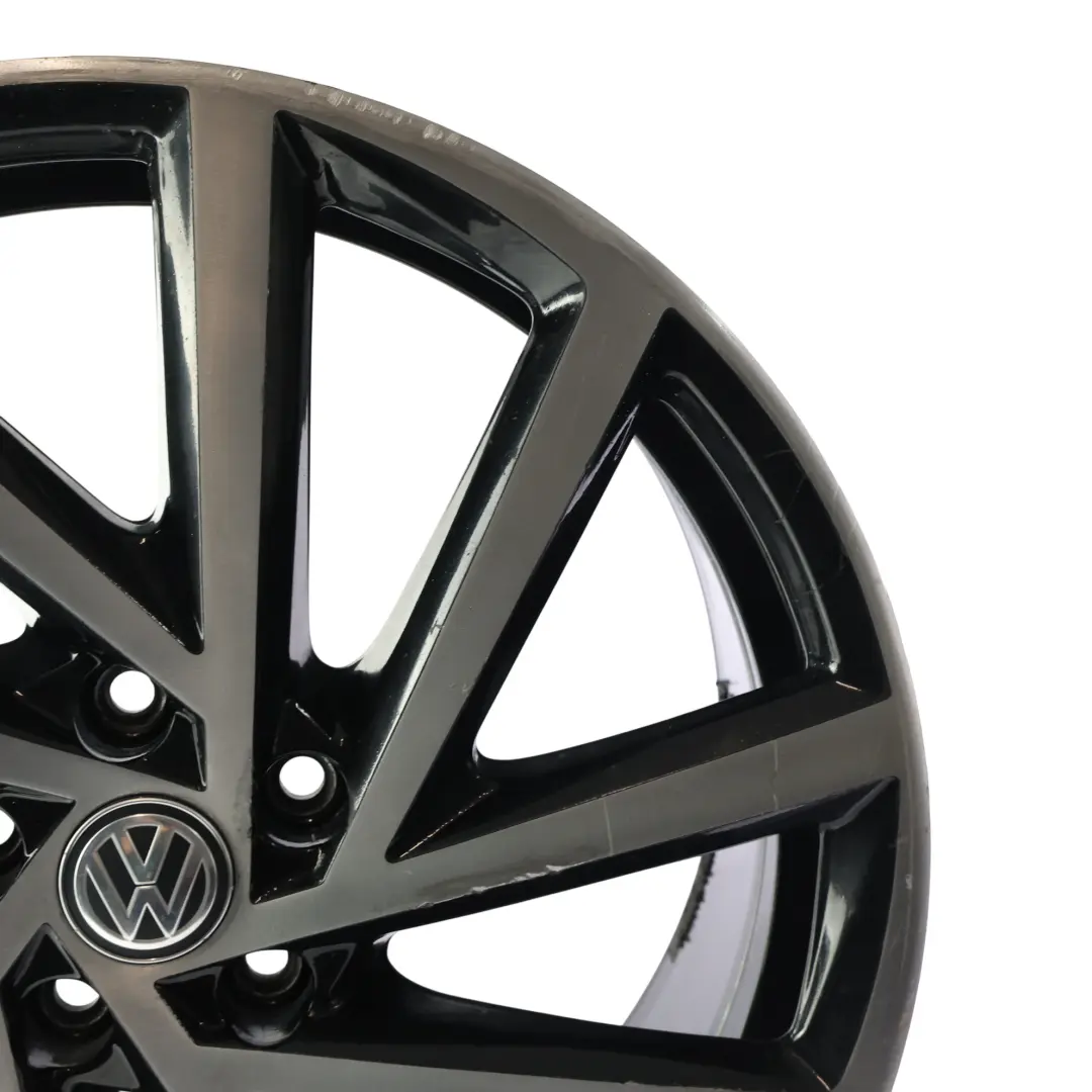 Volkswagen Golf R Mk7 Felga Czarna 19" 8J ET:50 Spielberg - SKU 5G0601025DB-1 - Numer Części 5G0601025DB