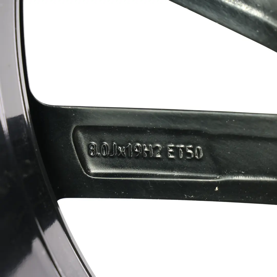 Volkswagen Golf R Mk7 Cerchio Lega Nero 19" 8J ET:50 Spielberg - SKU 5G0601025DB-2 - Numero di parte 5G0601025DB