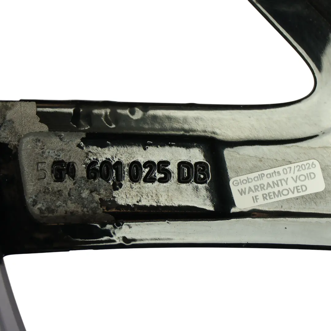 Volkswagen Golf R Mk7 Alloy Wheel Rim Black 19" 8J ET:50 Spielberg - SKU 5G0601025DB-3 - Part number 5G0601025DB