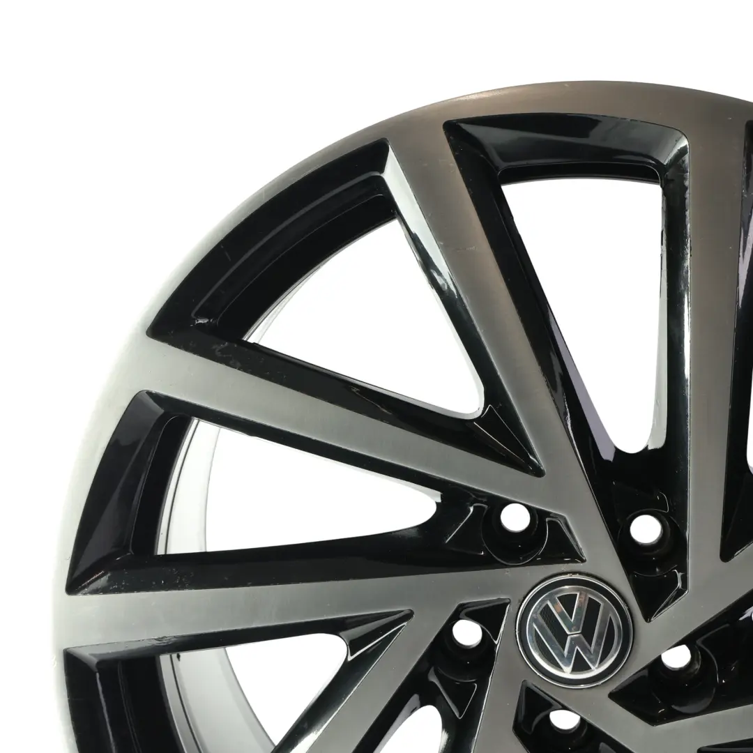 Volkswagen Golf R Mk7 Alloy Wheel Rim Black 19" 8J ET:50 Spielberg - SKU 5G0601025DB-3 - Part number 5G0601025DB