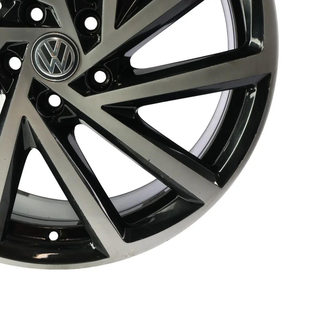 Volkswagen Golf R Mk7 Alloy Wheel Rim Black 19" 8J ET:50 Spielberg - SKU 5G0601025DB-3 - Part number 5G0601025DB