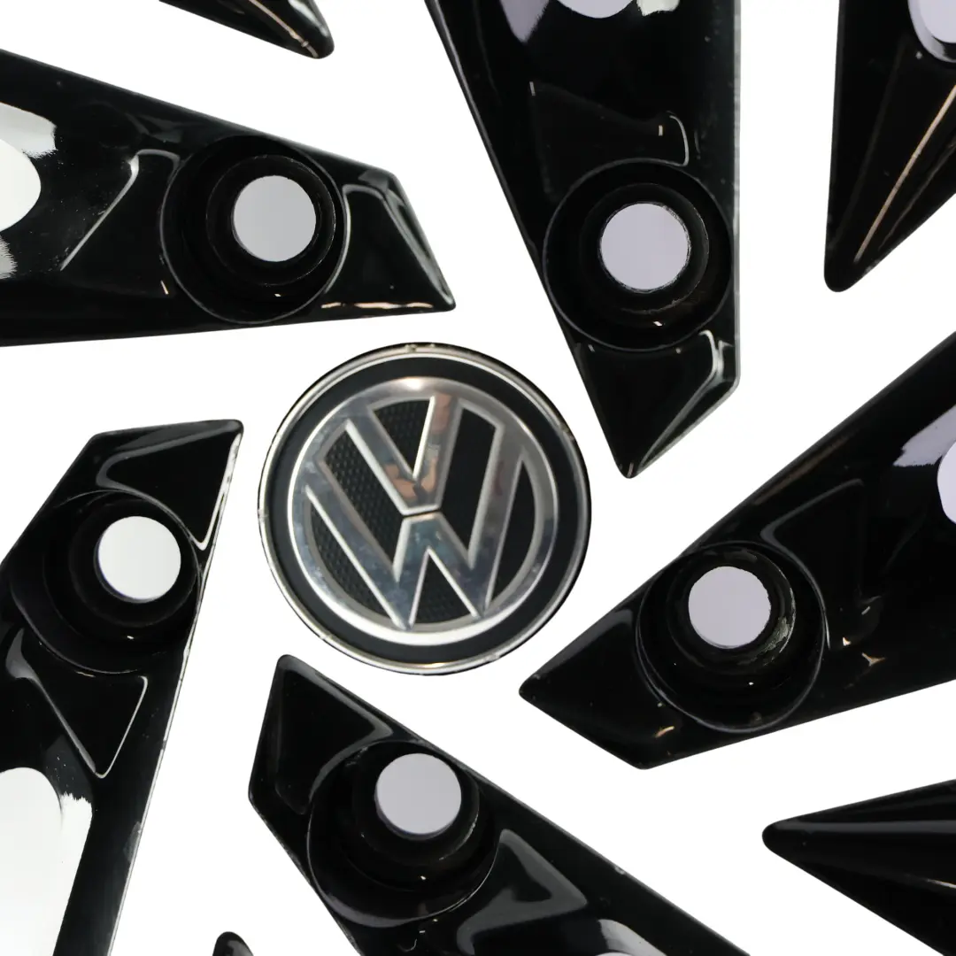 Alloy Wheel Rim Black 19" 8J ET:50 Spielberg to Volkswagen Golf R Mk7 with Part number 5G0601025DB Volkswagen Golf R Mk7 Alloy Wheel Rim Black 19" 8J ET:50 Spielberg - SKU 5G0601025DB-3 - Part number 5G0601025DB