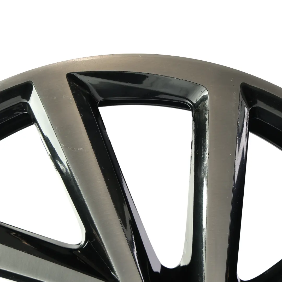 Volkswagen Golf R Mk7 Alloy Wheel Rim Black 19" 8J ET:50 Spielberg - SKU 5G0601025DB-3 - Part number 5G0601025DB