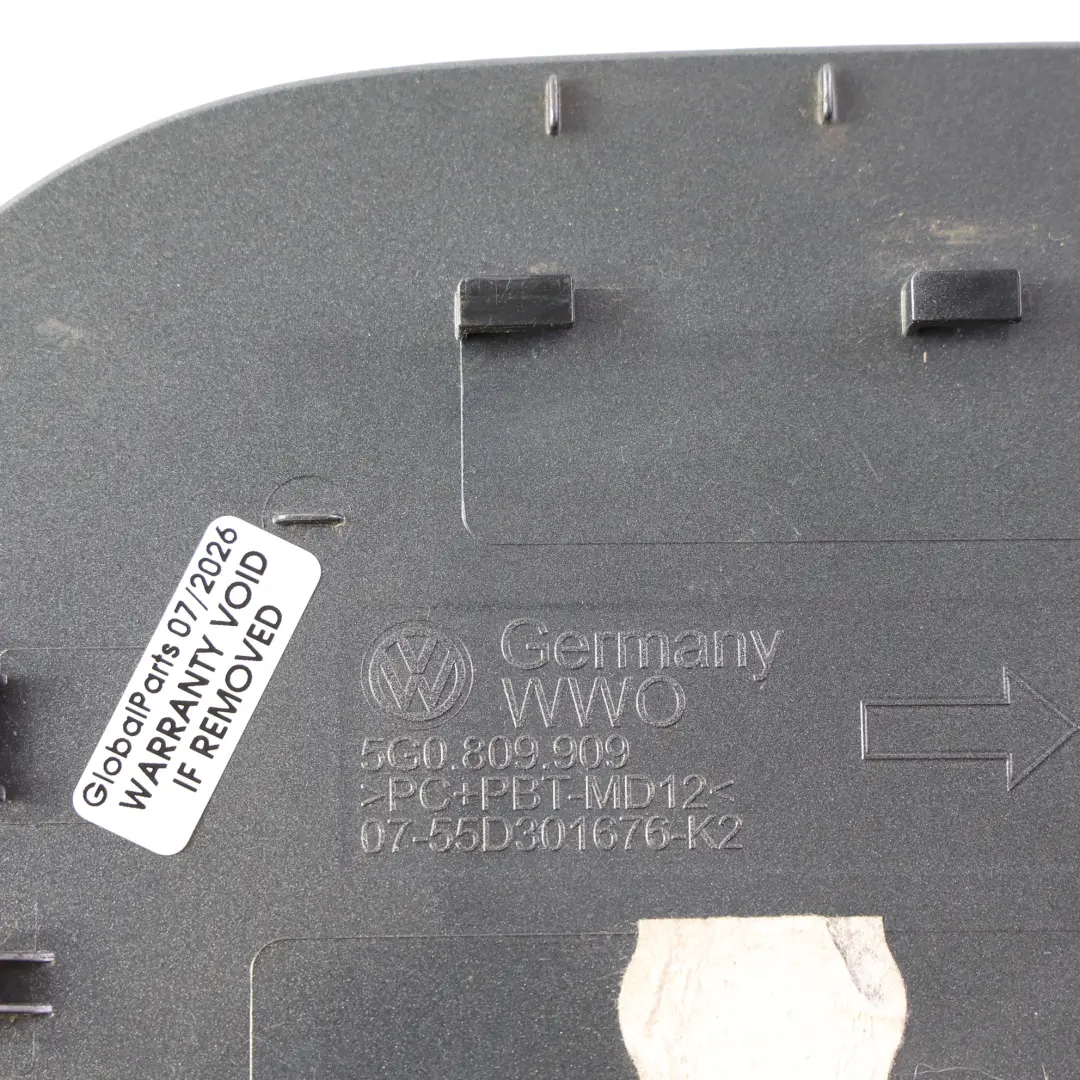 Volkswagen Golf Mk7 Tapa Combustible Gris Indium Metalizado R7H - SKU 5G0809909-IDG - Número de pieza 5G0809909