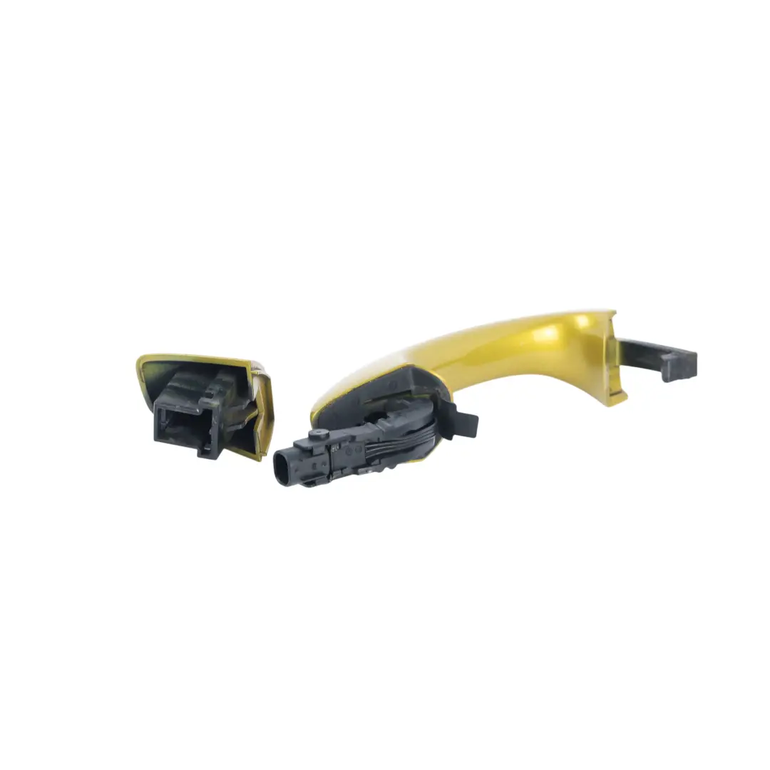 Volkswagen Golf Mk7 Front Door Handle Keyless Left N/S Turmeric Yellow - R1X - SKU RHD-5G0837205Q-MTY - Part number 5G0837205Q