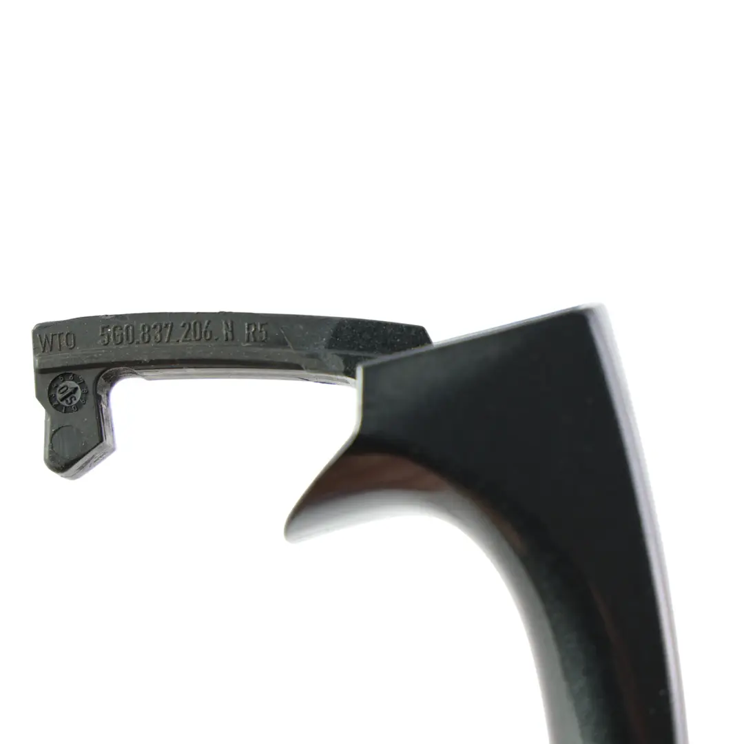 VW Golf GTD Door Grab Handle Rear Right O/S Carbon Steel Grey A9W - SKU 5G0837206N-CSG - Part number 5G0837206N