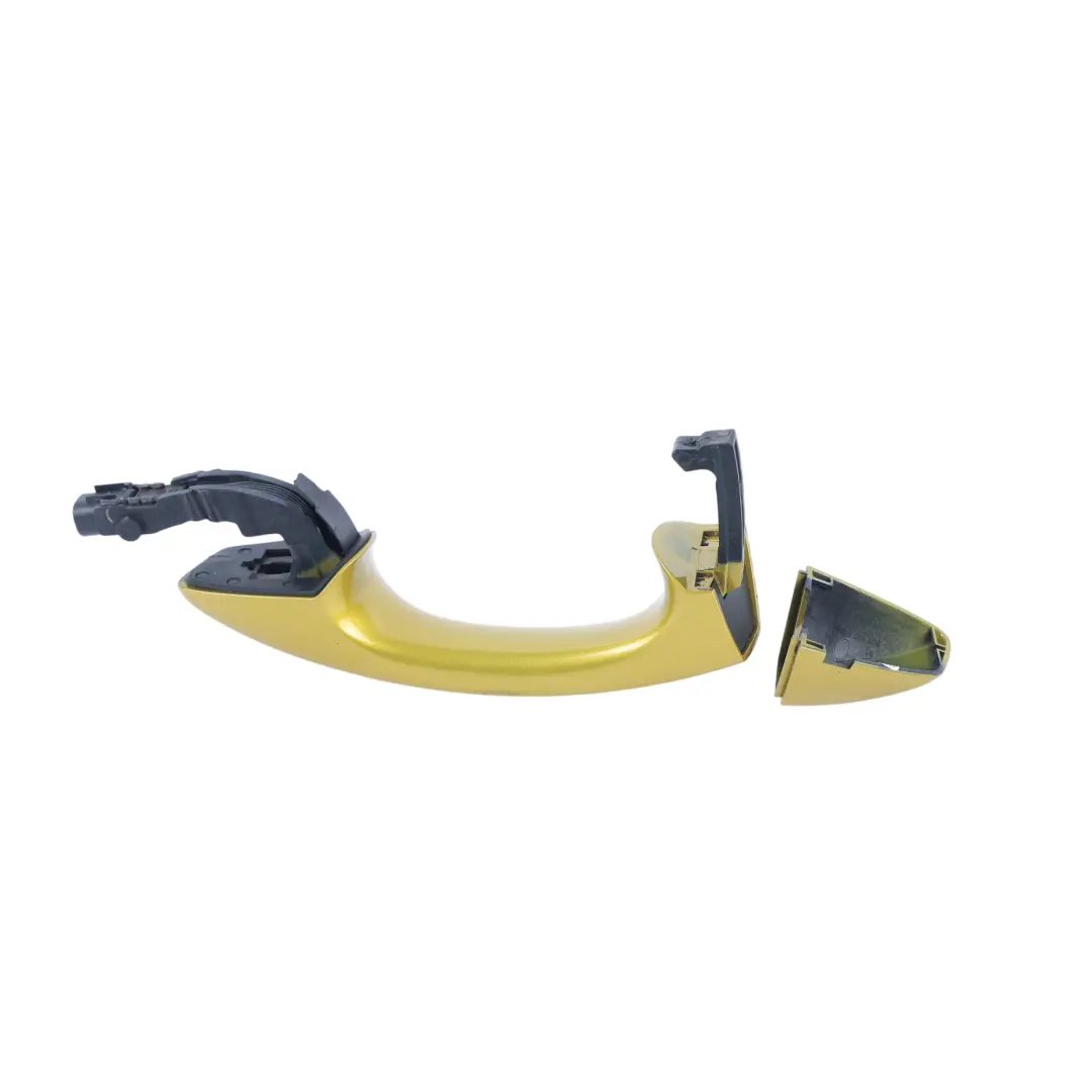 Front Door Grab Handle Right O/S Turmeric Yellow - R1X to Volkswagen Golf Mk7 with Part number 5G0837206Q Volkswagen Golf Mk7 Front Door Grab Handle Right O/S Turmeric Yellow - R1X - SKU RHD-5G0837206Q-MTY - Part number 5G0837206Q