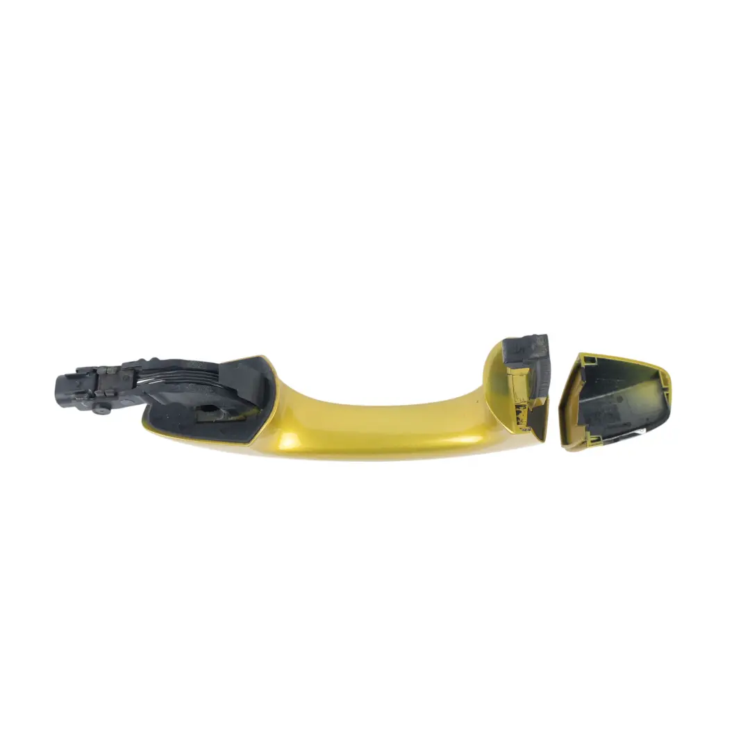 Front Door Grab Handle Right O/S Turmeric Yellow - R1X to Volkswagen Golf Mk7 with Part number 5G0837206Q Volkswagen Golf Mk7 Front Door Grab Handle Right O/S Turmeric Yellow - R1X - SKU RHD-5G0837206Q-MTY - Part number 5G0837206Q