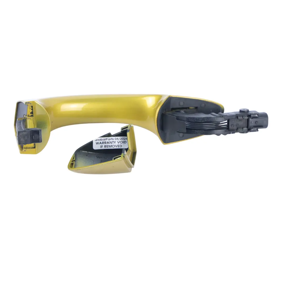 Front Door Grab Handle Right O/S Turmeric Yellow - R1X to Volkswagen Golf Mk7 with Part number 5G0837206Q Volkswagen Golf Mk7 Front Door Grab Handle Right O/S Turmeric Yellow - R1X - SKU RHD-5G0837206Q-MTY - Part number 5G0837206Q