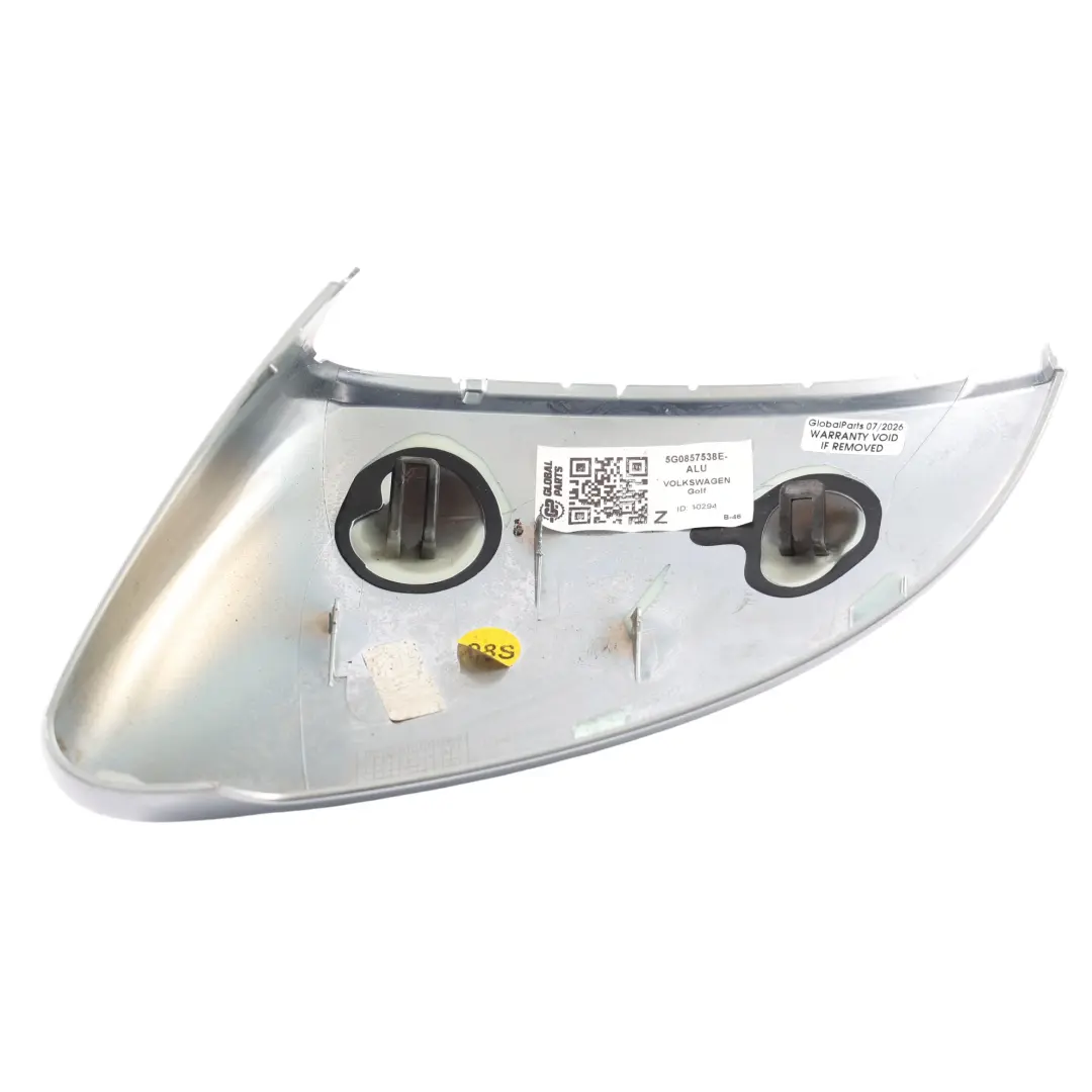 5G Mk7 Tapa Retrovisor Derecho Aluminio para Volkswagen Golf con número de pieza 5G0857538E-ALU Volkswagen Golf 5G Mk7 Tapa Retrovisor Derecho Aluminio - SKU 5G0857538E-ALU - Número de pieza 5G0857538E-ALU