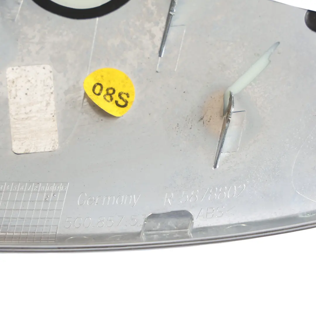 Volkswagen VW Golf 5G Mk7 Right O/S Mirror Cap Aluminium - SKU 5G0857538E-ALU - Part number 5G0857538E-ALU