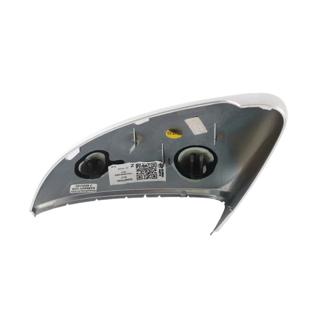 Volkswagen VW Golf 5G Mk7 Right O/S Mirror Cap Aluminium - SKU 5G0857538E-ALU - Part number 5G0857538E-ALU
