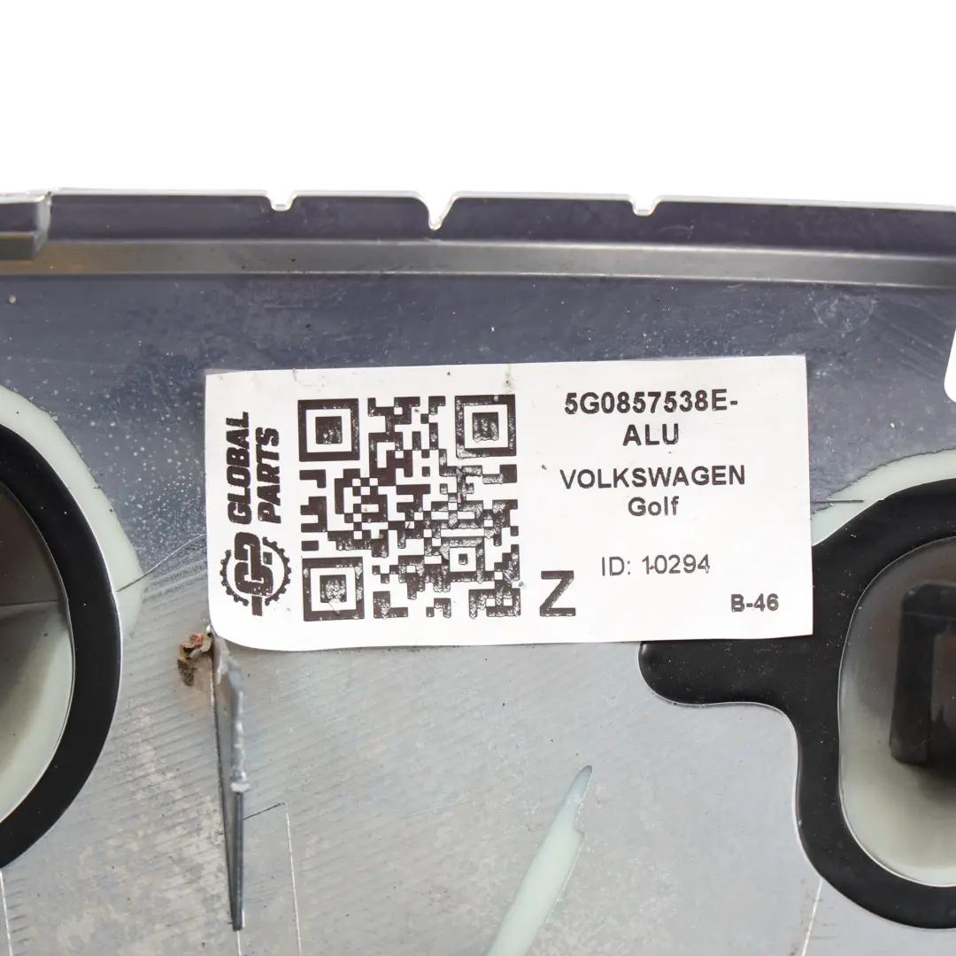 Volkswagen Golf 5G Mk7 Spiegelkappe Rechts Aluminium - SKU 5G0857538E-ALU - Teilenummer 5G0857538E-ALU