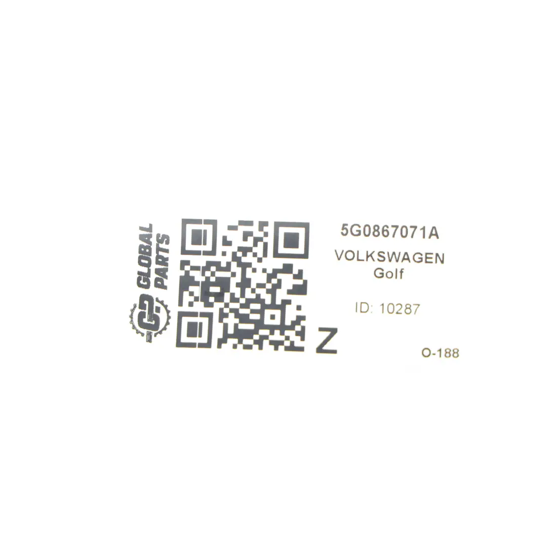 Volkswagen Golf Mk7 Innenraum Dach Ablage Staufach Verkleidung - SKU 5G0867071A - Teilenummer 5G0867071A
