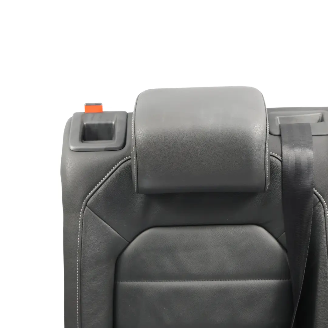 Oparcie Kanapy Prawe Czarna Skóra Szara Nić do Volkswagen Golf Mk7 o numerze 5G0885806LA Volkswagen Golf Mk7 Oparcie Kanapy Prawe Czarna Skóra Szara Nić - SKU 5G0885806LA - Numer Części 5G0885806LA