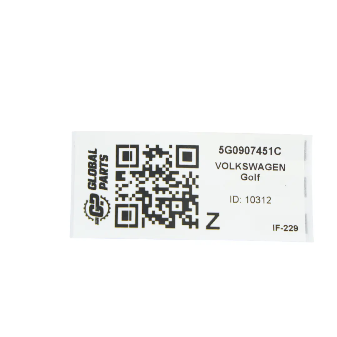 Volkswagen Golf MK7 Czujnik Nasłonecznienia - SKU 5G0907451C - Numer Części 5G0907451C