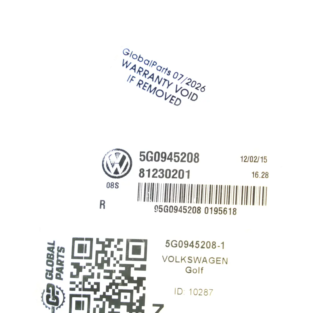 LED Rückleuchte Hinten Rechts Heckklappe für Volkswagen Golf Mk7 mit Teilenummer 5G0945208 Volkswagen Golf Mk7 LED Rückleuchte Hinten Rechts Heckklappe - SKU 5G0945208-1 - Teilenummer 5G0945208