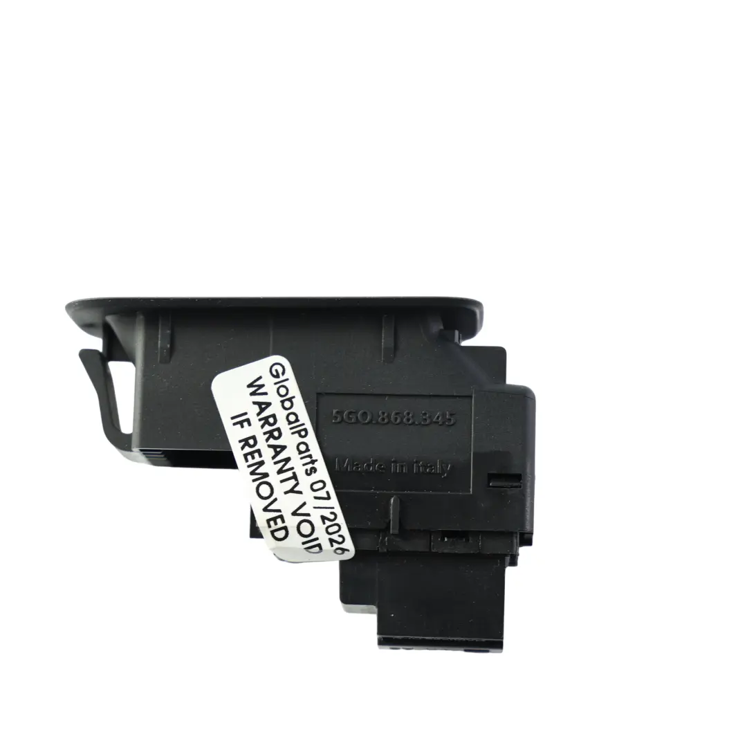 Interruptor Elevalunas Trasero Izquierdo Derecho para Volkswagen Golf Mk7 con número de pieza 5G0959855M Volkswagen Golf Mk7 Interruptor Elevalunas Trasero Izquierdo Derecho - SKU 5G0959855M-1 - Número de pieza 5G0959855M