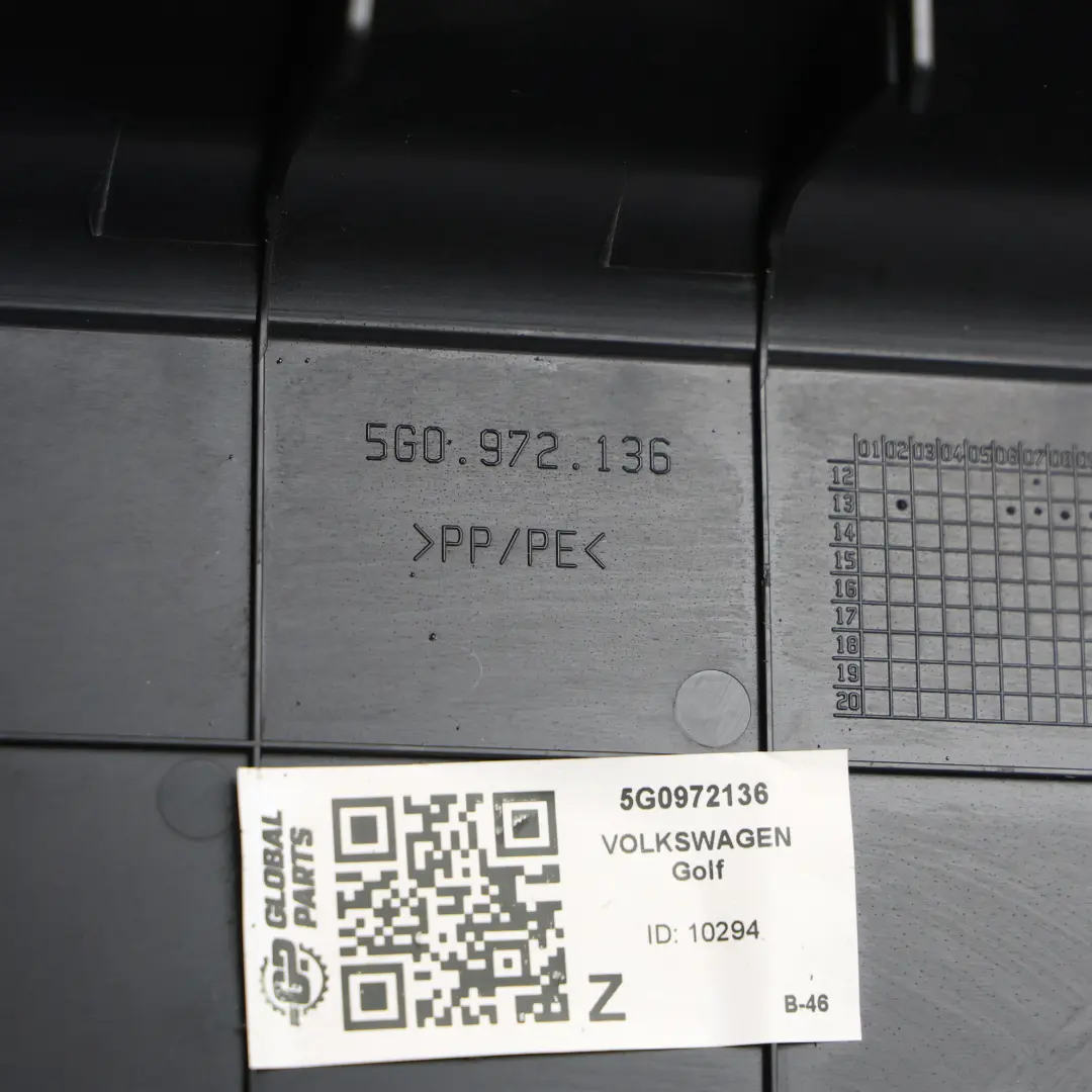 Supporto Coperchio Sintonizzatore TV per Volkswagen Golf R Mk7 con numero di parte 5G0972136 Volkswagen Golf R Mk7 Supporto Coperchio Sintonizzatore TV - SKU 5G0972136 - Numero di parte 5G0972136