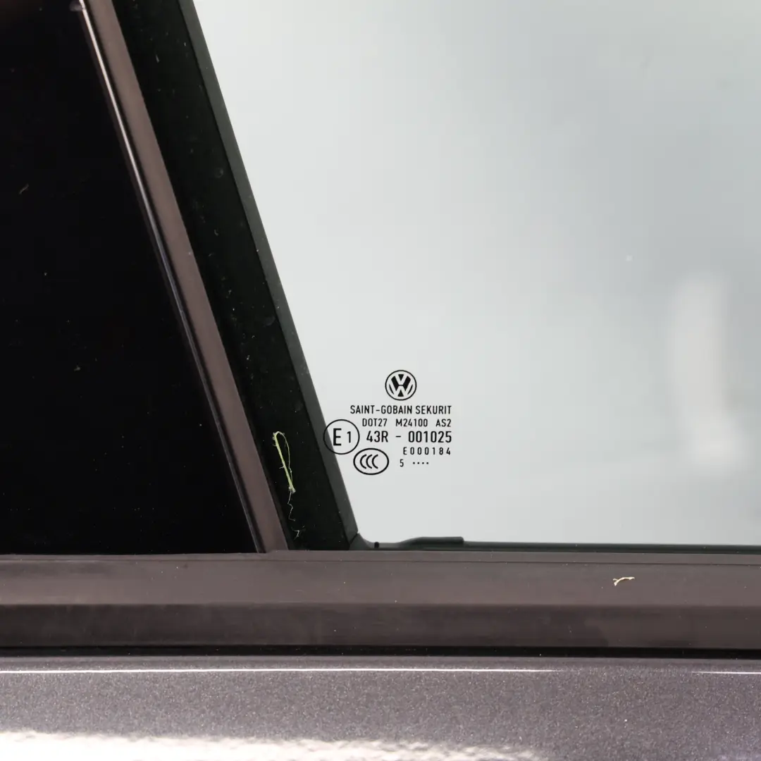 Volkswagen Golf Mk7 Door Front Right O/S 5-Door Variant Carbon Steel Grey - A9W - SKU 5G4831056AR-CSG - Part number 5G4831056AR