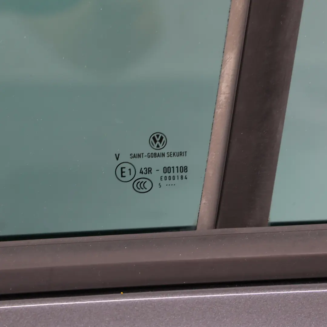 Door Left N/S Carbon Steel Grey - A9W to Volkswagen Golf Mk7 Rear with Part number 5G4833055AC Volkswagen Golf Mk7 Rear Door Left N/S Carbon Steel Grey - A9W - SKU 5G4833055AC-CSG - Part number 5G4833055AC
