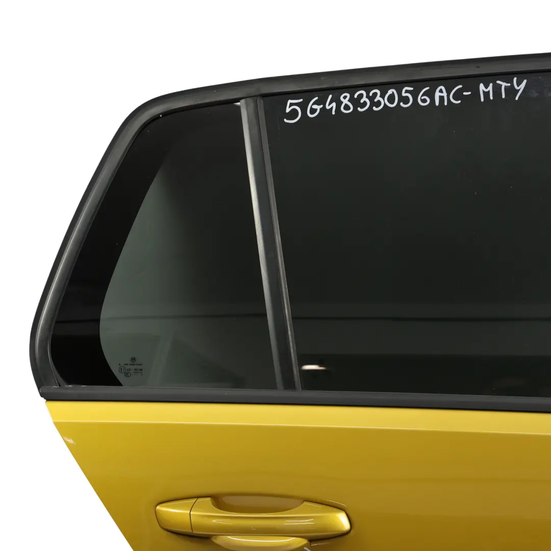 Pannello Porta Posteriore Destra Giallo Curcuma R1X per Volkswagen Golf Mk7 con numero di parte 5G4833056AC Volkswagen Golf Mk7 Pannello Porta Posteriore Destra Giallo Curcuma R1X - SKU 5G4833056AC-MTY - Numero di parte 5G4833056AC