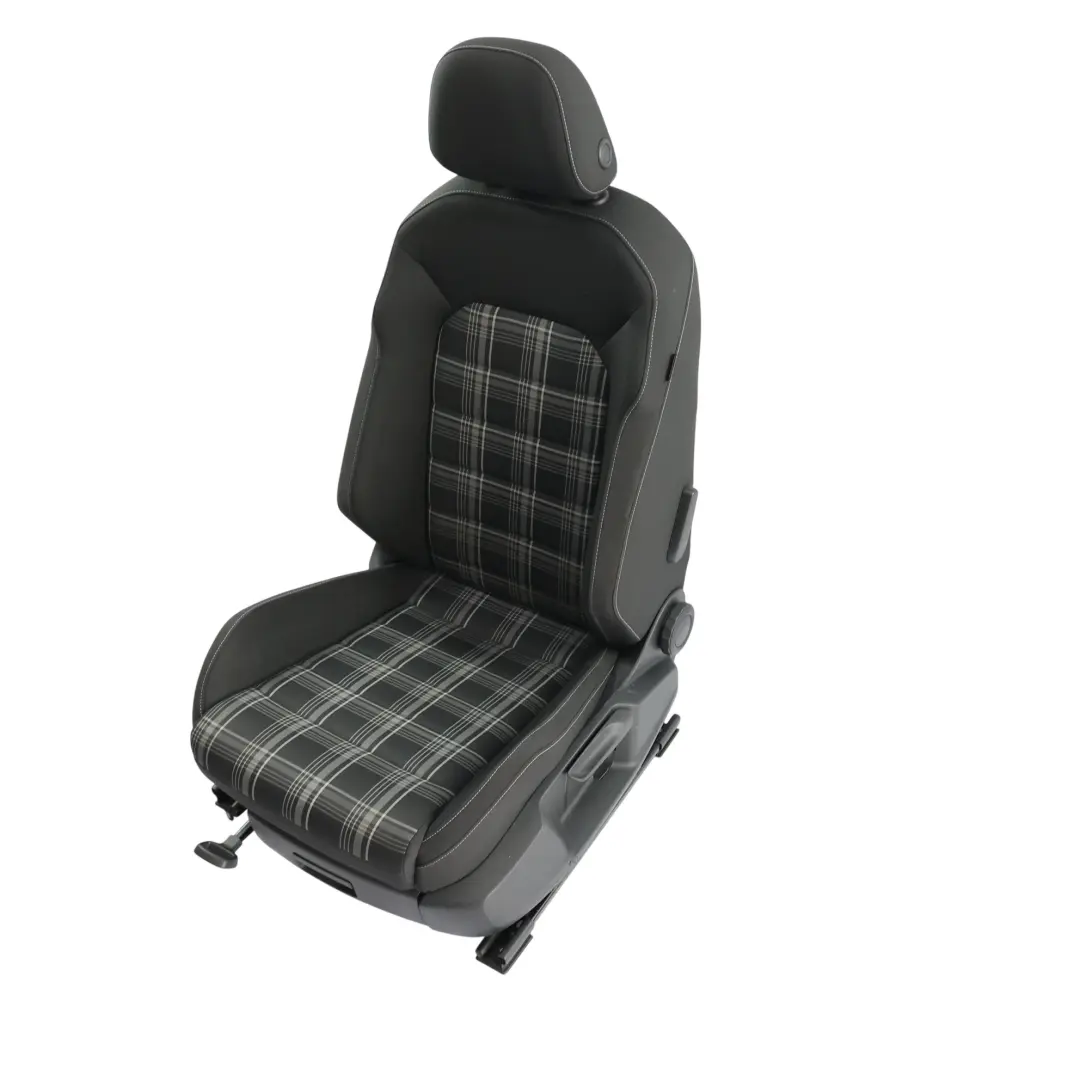 Przedni Lewy Fotel Czarny Tytanowy Art Szary do Volkswagen Golf Mk7 o numerze 5G4881805DH Volkswagen Golf Mk7 Przedni Lewy Fotel Czarny Tytanowy Art Szary - SKU 5G4881805DH-1 - Numer Części 5G4881805DH