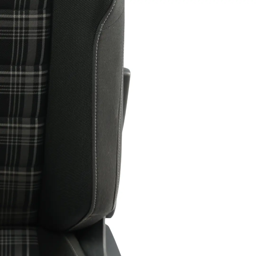 Volkswagen Golf Mk7 Asiento Delantero Izquierdo Tela Titanio Negro Gris - SKU 5G4881805DH-1 - Número de pieza 5G4881805DH