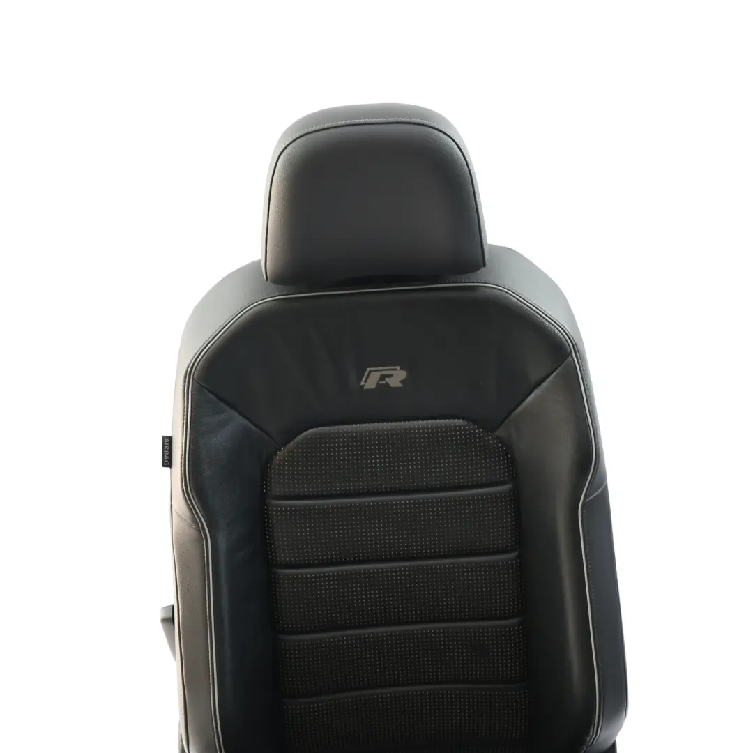 Sedile Anteriore Destro Riscaldato Pelle Nero Grigio per Volkswagen Golf R Mk7 con numero di parte 5G4881806KC Volkswagen Golf R Mk7 Sedile Anteriore Destro Riscaldato Pelle Nero Grigio - SKU 5G4881806KC - Numero di parte 5G4881806KC