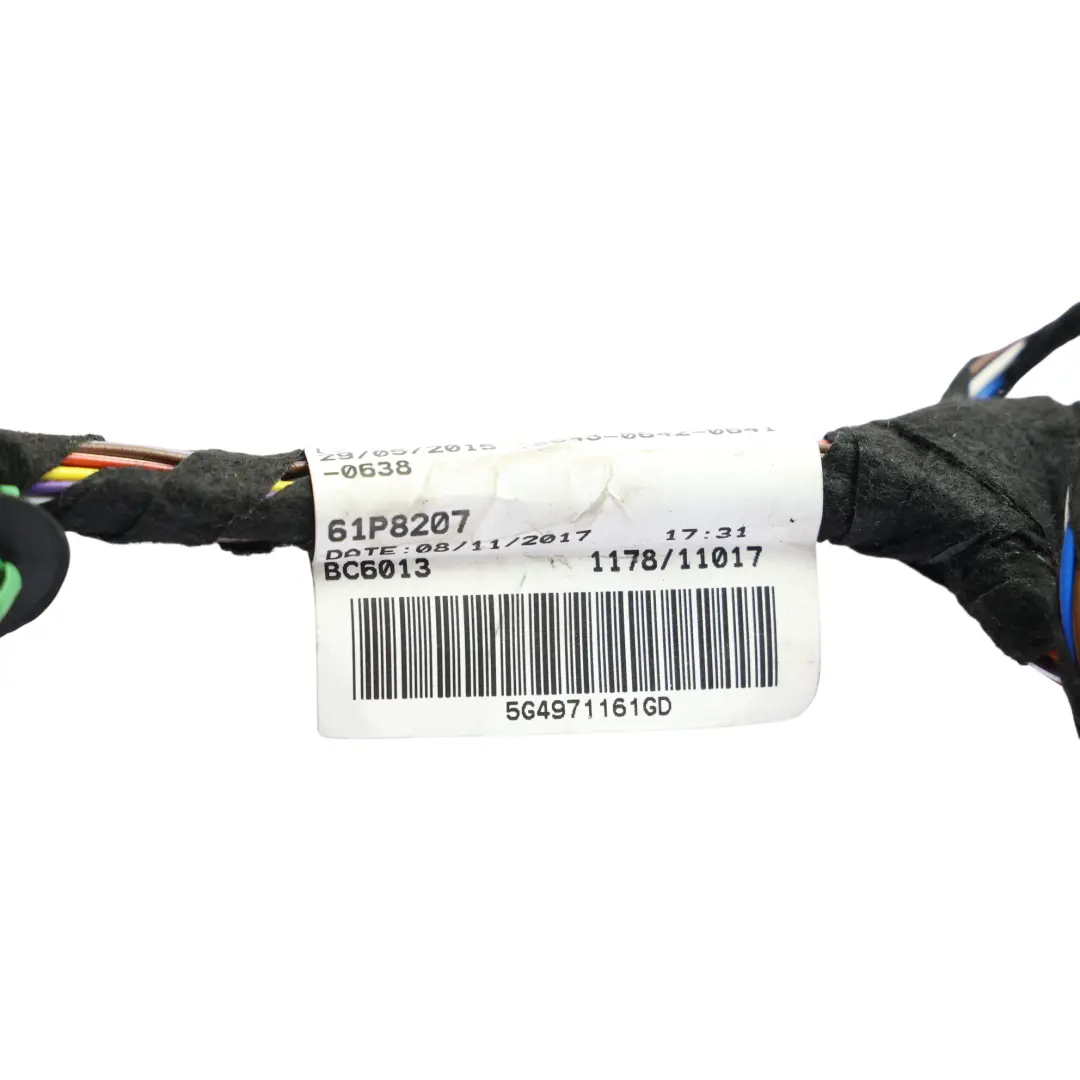 Volkswagen Golf R Mk7 Wiązka Przewodów Drzwi Przednia Lewa - SKU RHD-5G4971161GD - Numer Części 5G4971161GD