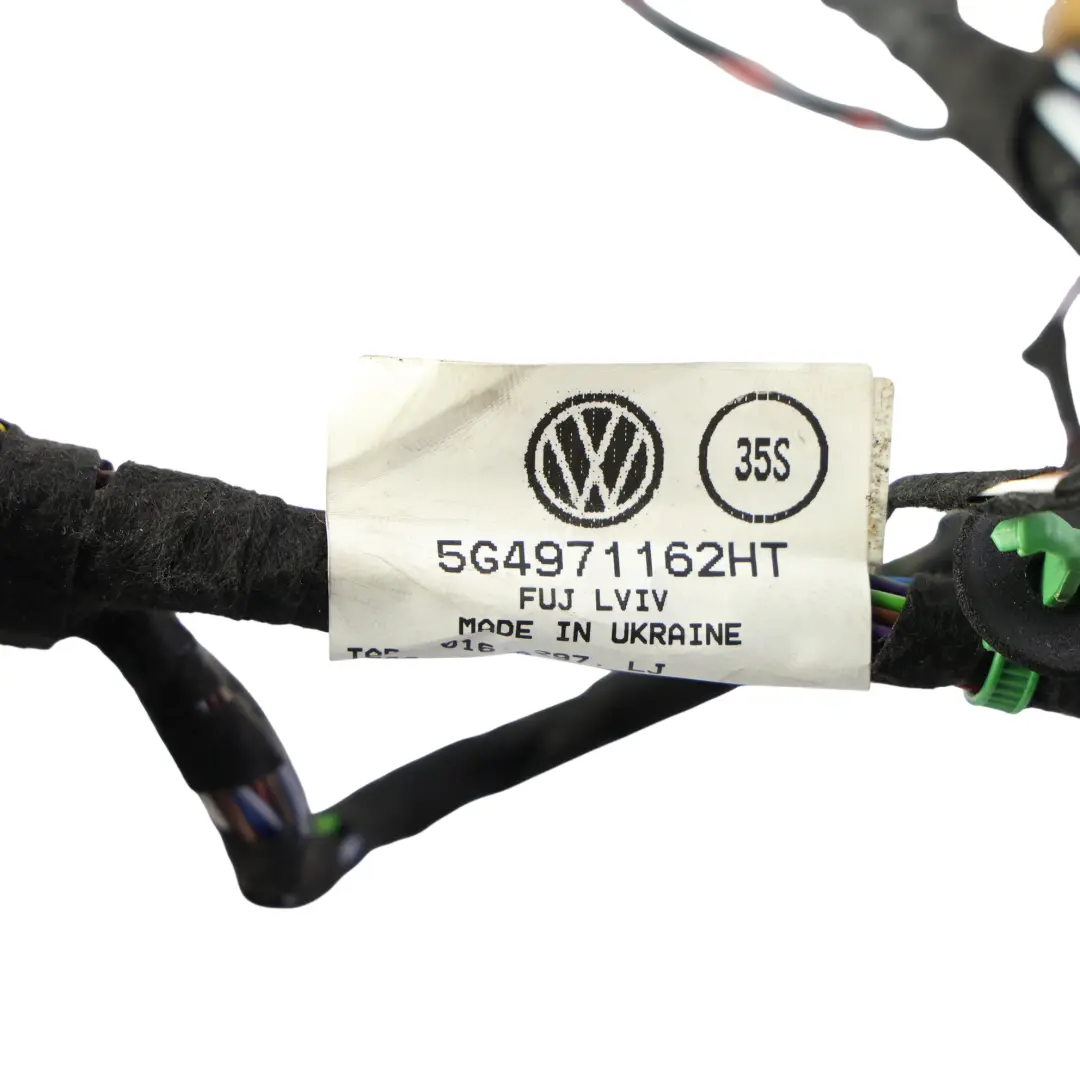 Front Door Wiring Harness Loom Wire Right O/S to VW Volkswagen Golf Mk7 with Part number 5G4971162HT VW Volkswagen Golf Mk7 Front Door Wiring Harness Loom Wire Right O/S - SKU RHD-5G4971162HT - Part number 5G4971162HT