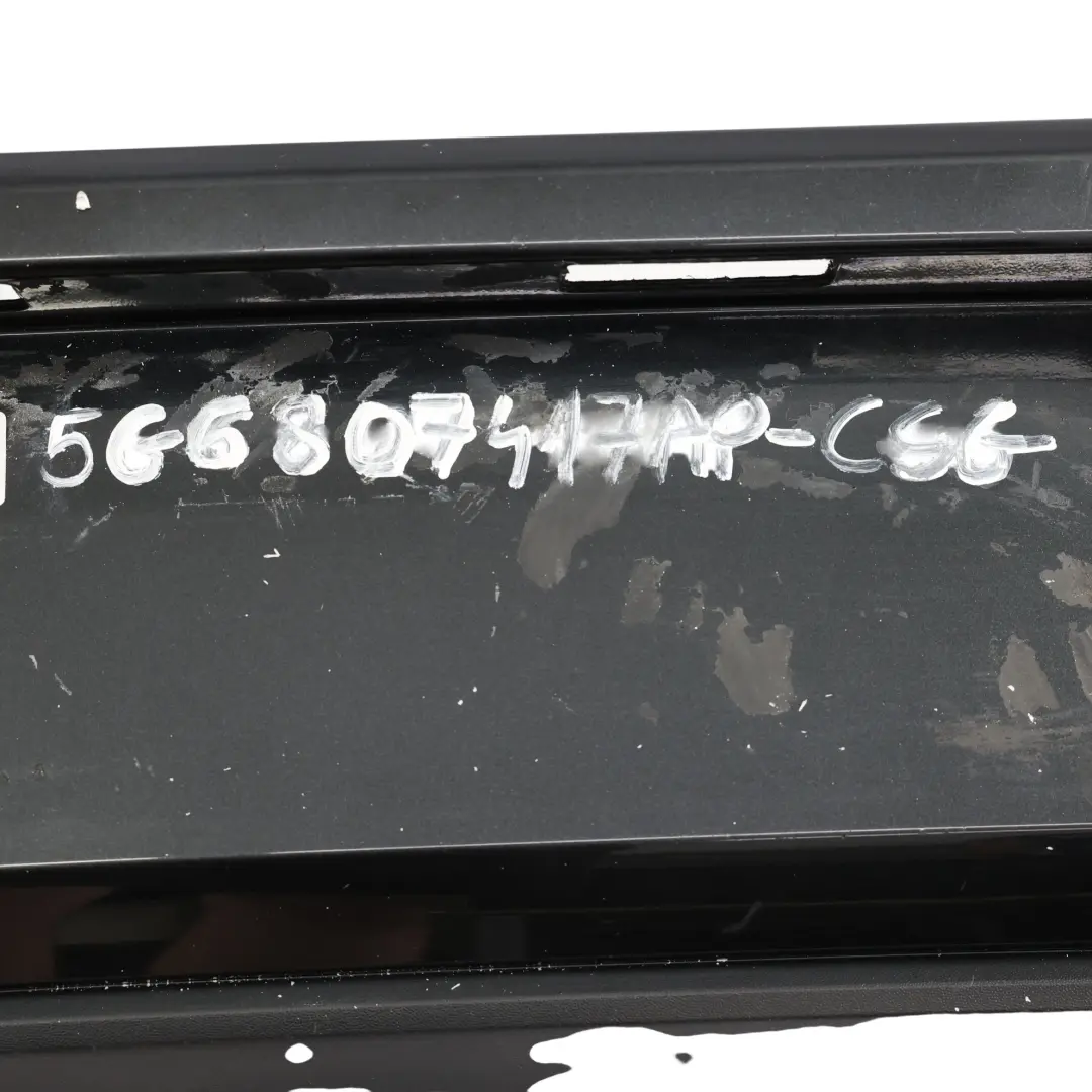 Volkswagen VW Golf Mk7 Bumper Rear Trim Panel Cover Carbon Steel Grey - A9W - SKU 5G6807417AP-CSG - Part number 5G6807417AP