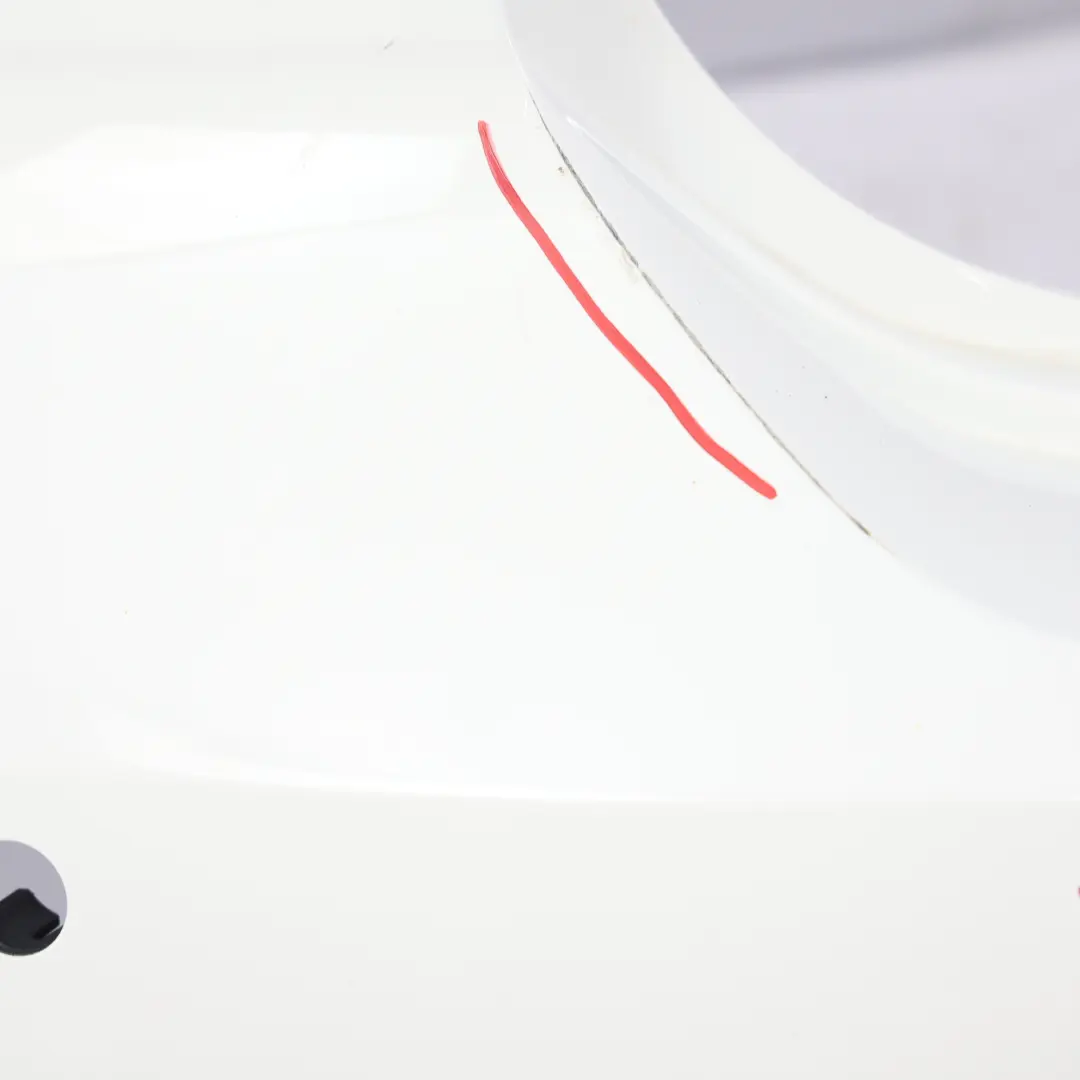 Volkswagen VW Golf Mk7 Bumper Rear Trim Panel Cover Pure White - C9A - SKU 5G6807417AP-PWH - Part number 5G6807417AP