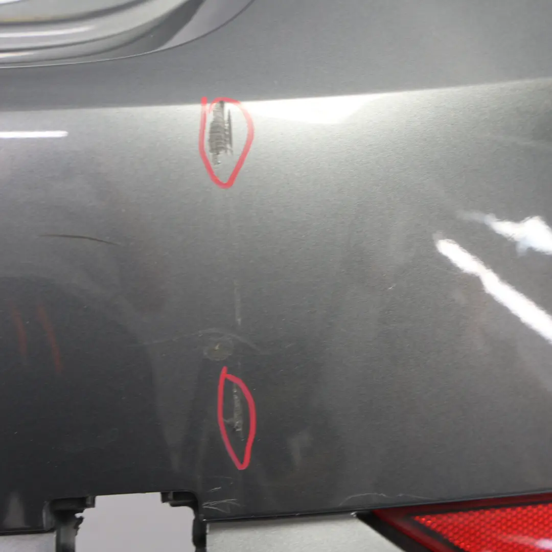 Volkswagen VW Golf Mk7 Bumper Rear R-Line Trim Panel Indium Grey Metallic - R7H - SKU 5G6807417BQ-IDG - Part number 5G6807417BQ