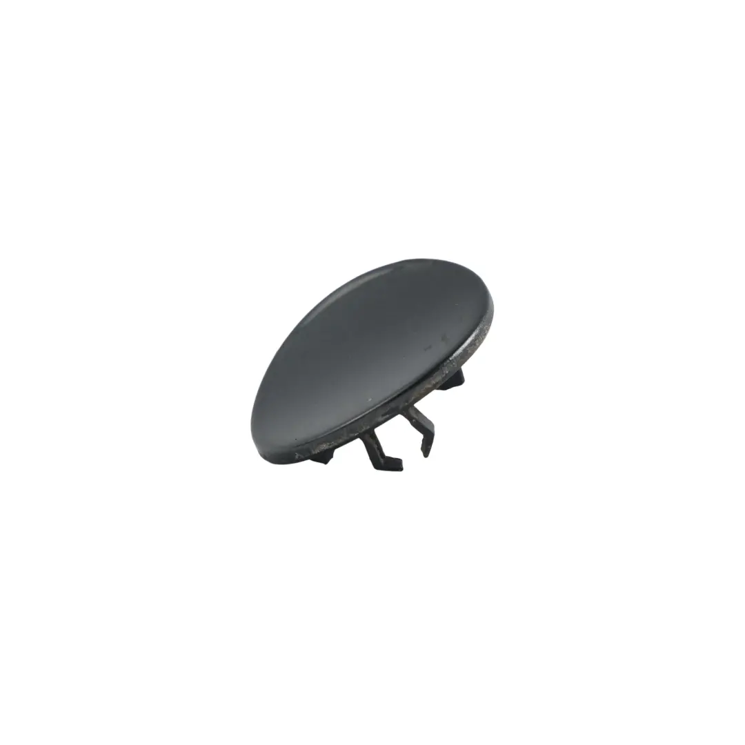Tow Eye Cover Cap Carbon Steel Grey - A9W to Volkswagen Golf Mk7 Rear with Part number 5G6807441 Volkswagen Golf Mk7 Rear Tow Eye Cover Cap Carbon Steel Grey - A9W - SKU 5G6807441-CSG - Part number 5G6807441