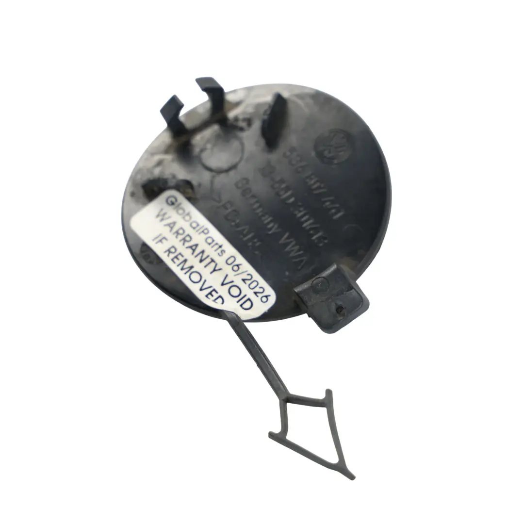 Volkswagen Golf Mk7 Rear Tow Eye Cover Cap Carbon Steel Grey - A9W - SKU 5G6807441-CSG - Part number 5G6807441