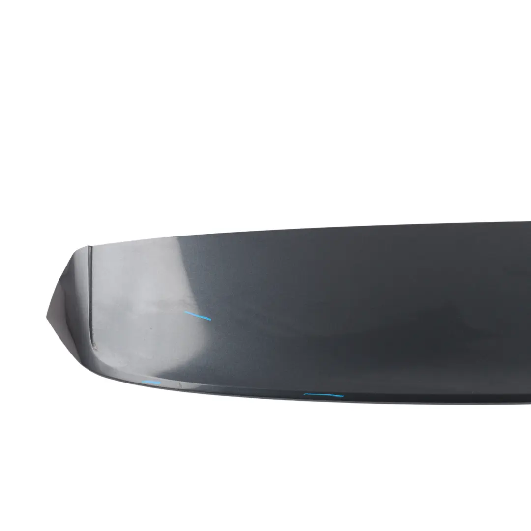 VW Golf Mk7 Rear Tailgate Trunk Roof Spoiler Dark Iron Blue Metallic - D5G - SKU 5G6827934-DIR - Part number 5G6827934