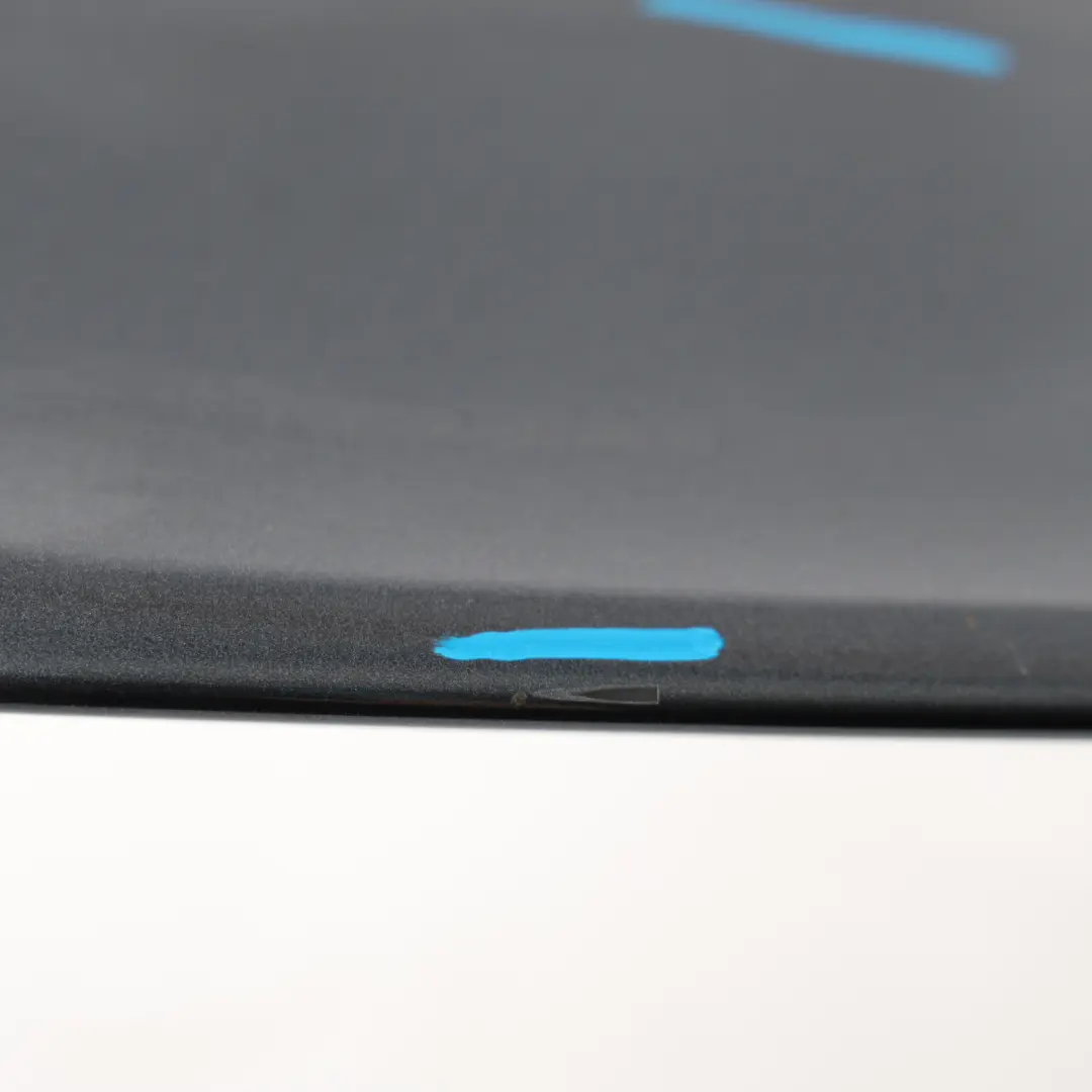 Trunk Roof Spoiler Dark Iron Blue Metallic - D5G to VW Golf Mk7 Rear Tailgate with Part number 5G6827934 VW Golf Mk7 Rear Tailgate Trunk Roof Spoiler Dark Iron Blue Metallic - D5G - SKU 5G6827934-DIR - Part number 5G6827934