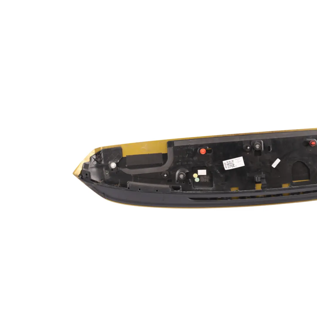 Spoiler Panel Turmeric Yellow Metallic - R1X to Volkswagen Golf Mk7 Rear Tailgate with Part number 5G6827936C Volkswagen Golf Mk7 Rear Tailgate Spoiler Panel Turmeric Yellow Metallic - R1X - SKU 5G6827936C-MTY - Part number 5G6827936C