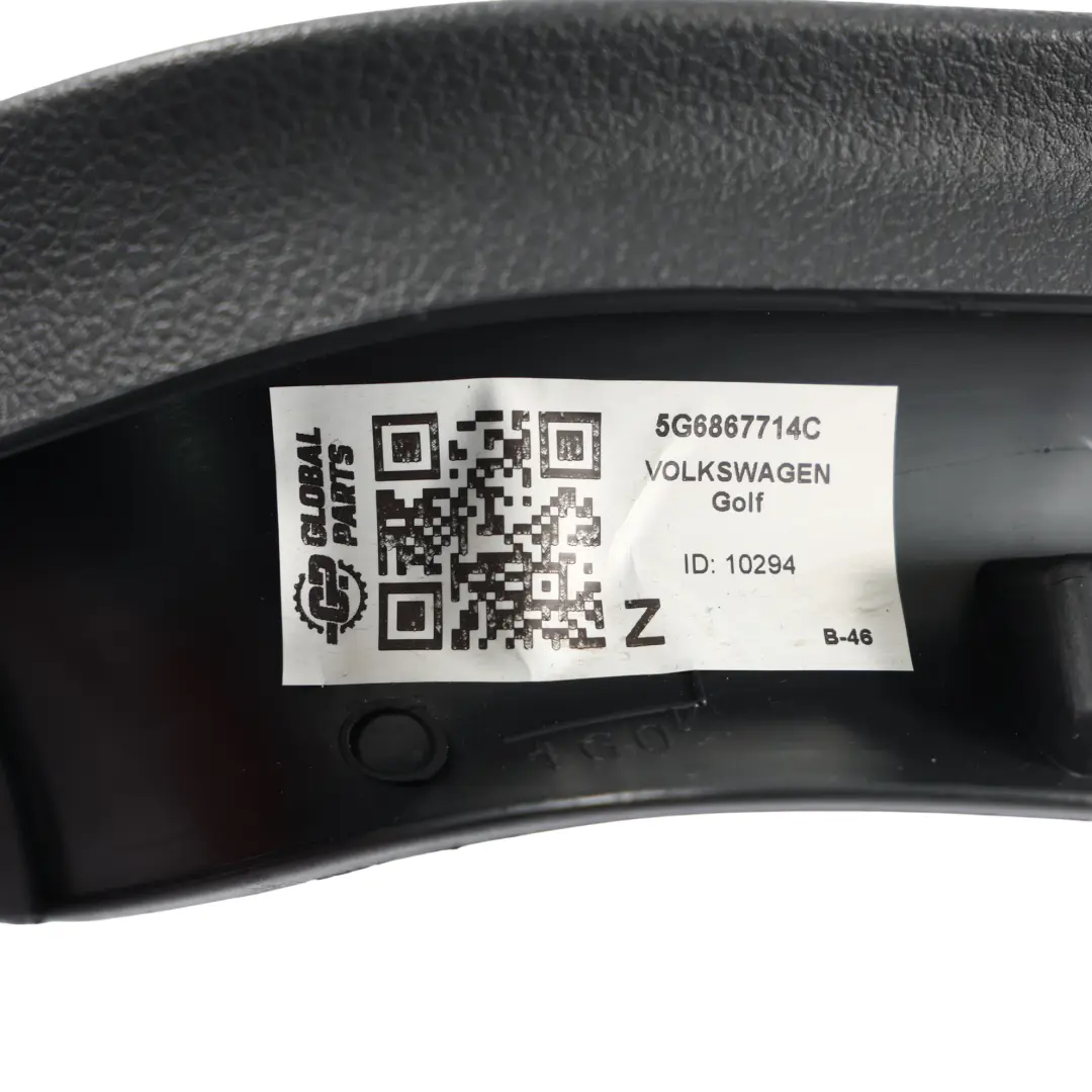 Volkswagen Golf R Mk7 Inner Tailgate Trunk Cover Trim Top Right O/S 5G6867713C - SKU 5G6867714C - Part number 5G6867714C