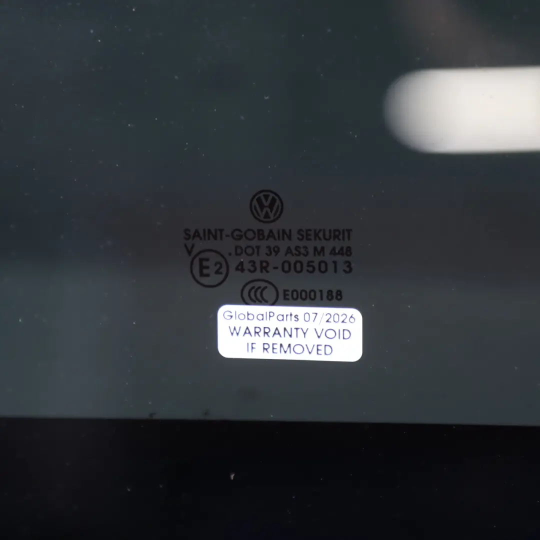 Sunroof Panoramic Sliding Roof Window Glass AS3 to Volkswagen Golf Mk7 with Part number 5G6877071A Volkswagen Golf Mk7 Sunroof Panoramic Sliding Roof Window Glass AS3 - SKU 5G6877071A-1 - Part number 5G6877071A
