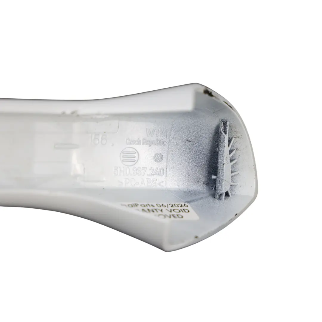 Volkswagen Golf Mk8 Türgriff Außen Hinten Rechts Reinweiß C9A - SKU 5H0837206F-PWH - Teilenummer 5H0837206F