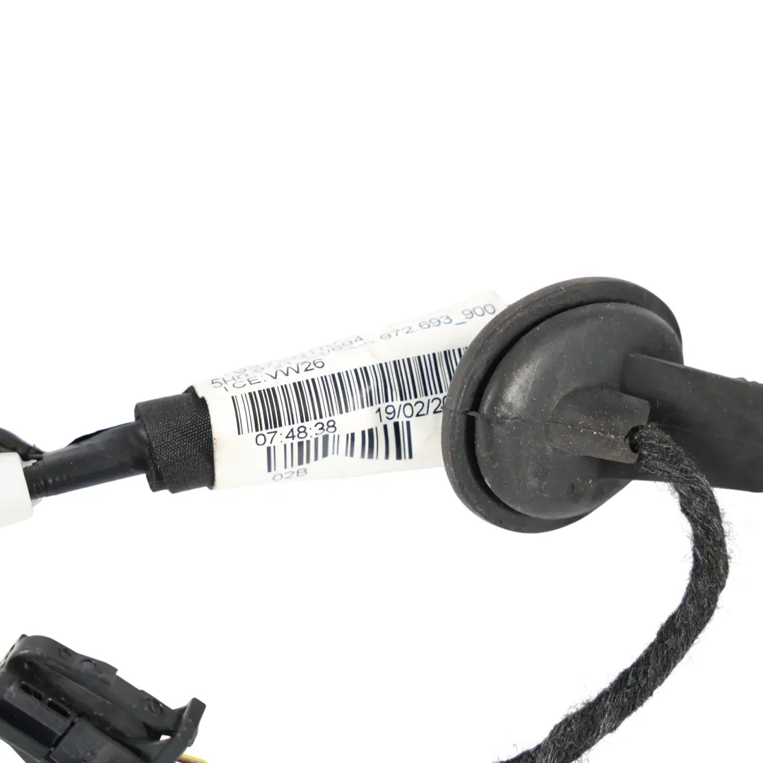 Volkswagen Golf CD1 Linka Bowdena Tylnych Drzwi Prawa - SKU 5H0972692B - Numer Części 5H0972692B